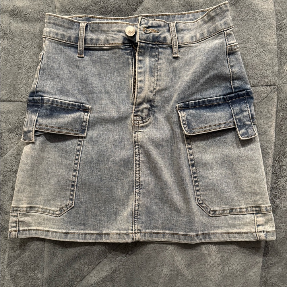 Princess Polly Blue Denim Skirt